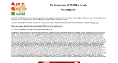Desktop Screenshot of kftc.com